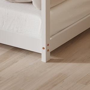 ΚΡΕΒΑΤΙ ΠΑΙΔΙΚΟ PEPE HM677.03 τ.MONTESSORI ΞΥΛΟ ΠΕΥΚΟ ΛΕΥΚΟ- 190x90εκ - Pakobazaar