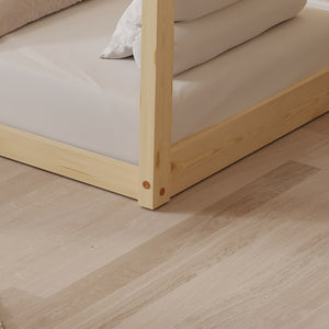ΚΡΕΒΑΤΙ ΠΑΙΔΙΚΟ PEPE HM678.01 τ.MONTESSORI ΞΥΛΟ ΠΕΥΚΟ ΦΥΣΙΚΟ- 140x70εκ - Pakobazaar