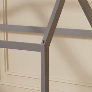 ΚΡΕΒΑΤΙ ΠΑΙΔΙΚΟ PEPE HM678.05 τ.MONTESSORI ΞΥΛΟ ΠΕΥΚΟ ΓΚΡΙ- 140x70εκ - Pakobazaar