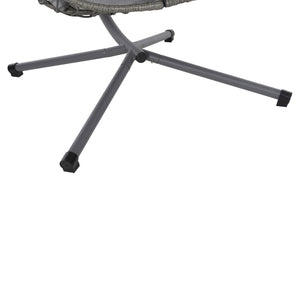 ΚΡΕΜΑΣΤΗ ΠΟΛΥΘΡΟΝΑ ΦΩΛΙΑ MILLIE HM5997.10 ΜΕΤΑΛΛΟ-ΣΥΝΘ.RATTAN ΓΚΡΙ 90x75x190Υεκ. - Pakobazaar