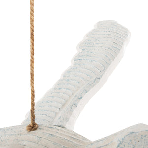 ΚΡΕΜΑΣΤΟ ΔΙAΚΟΣΜΗΤΙΚΟ ΜΕΓΑΛΟΣ ΓΛΑΡΟΣ HM4302 ΞΥΛΟ ΑΛΜΠΑΣΙΑΣ BLUEWASH 93x62x12-100Υ εκ. - Pakobazaar