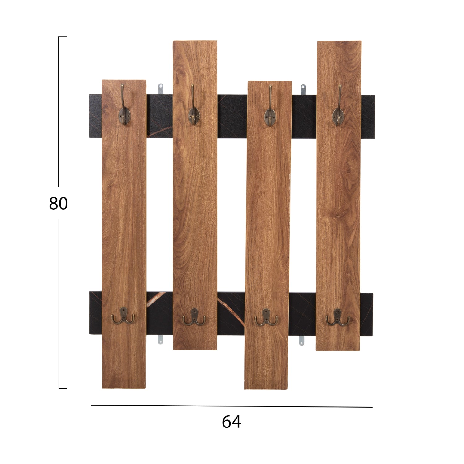 ΚΡΕΜΑΣΤΡΑ ΕΙΣΟΔΟΥ WESSON HM8940.15 ΜΕΛΑΜΙΝΗ ΣΕ ΜΑΥΡΟ ΜΑΡΜΑΡΟ & ΦΥΣΙΚΟ 64x4x79Υεκ. - Pakobazaar