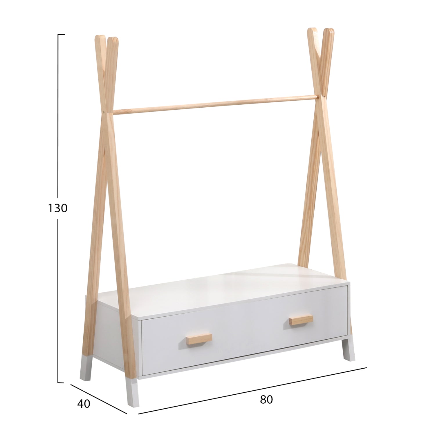 ΚΡΕΜΑΣΤΡΑ ΜΕ ΣΥΡΤΑΡΙΑ ΠΑΙΔΙΚH PASCHAL HM2491.03 ΜΕΛΑΜΙΝΗ-ΞΥΛΟ ΠΕΥΚΟΥ 80x40x130Υεκ - Pakobazaar