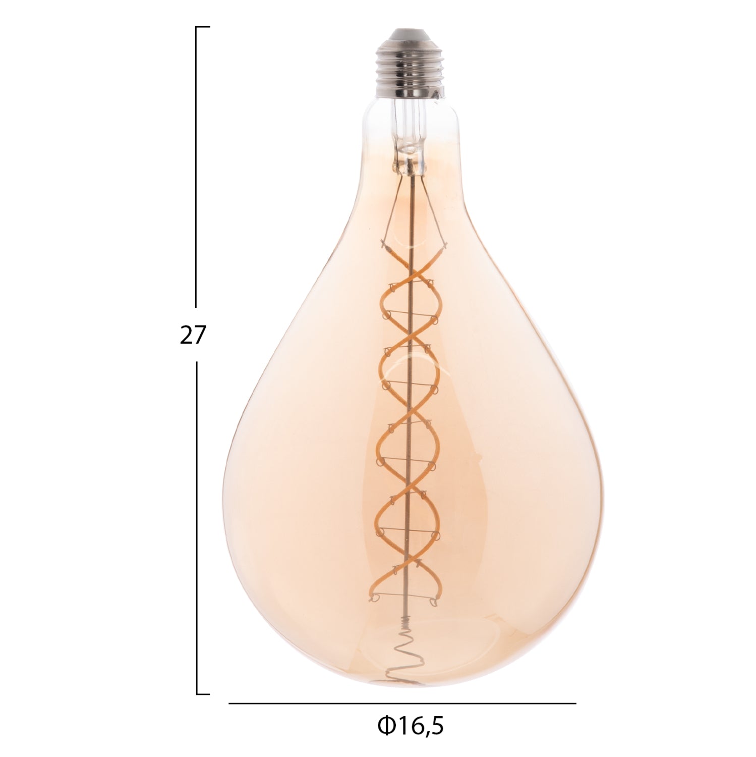 ΛΑΜΠΤΗΡΑΣ LED FILAMENT 8W E27 3000K TEA COLOR DIMMABLE HM4052.02 - Pakobazaar