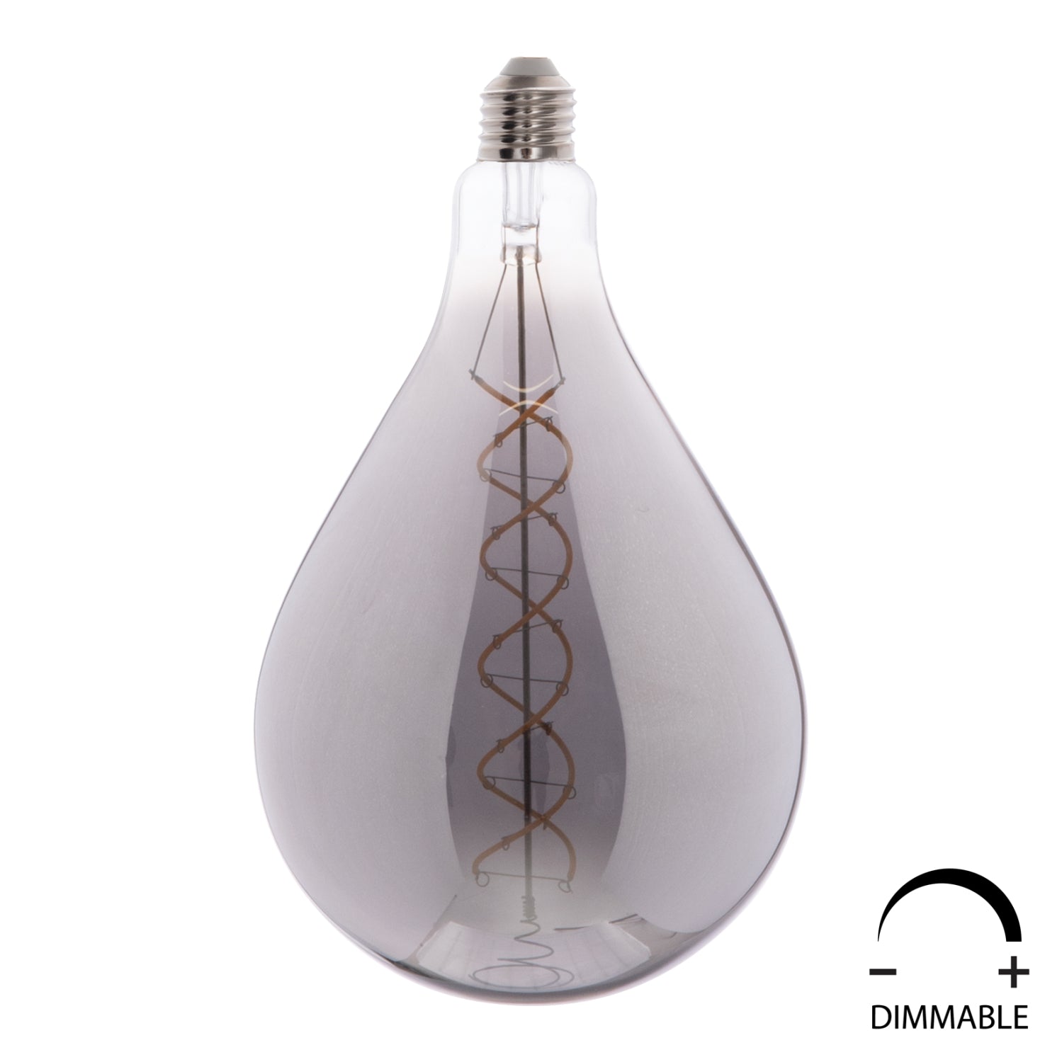 ΛΑΜΠΤΗΡΑΣ LED FILAMENT 8W E27 3000K SMOKE COLOR DIMMABLE  HM4052.03 - Pakobazaar