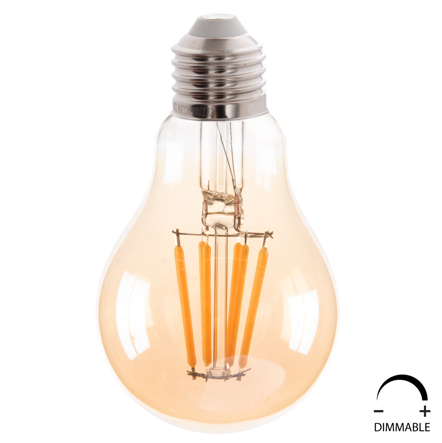 ΛΑΜΠΤΗΡΑΣ HM4045 LED FILAMENT 8W E27 3000K GOLD DIMMABLE - Pakobazaar