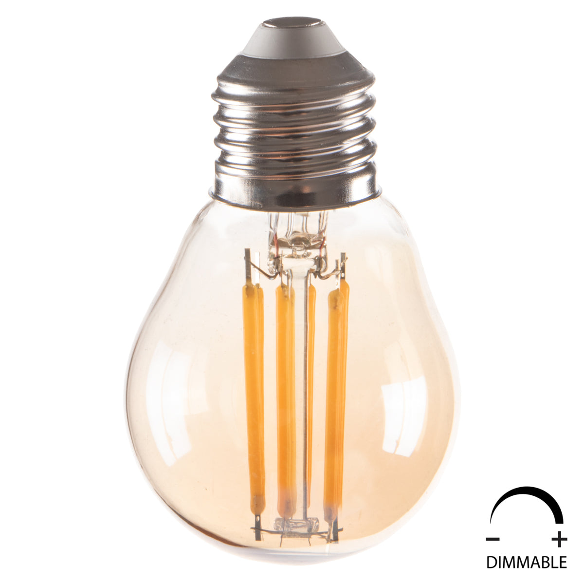 ΛΑΜΠΤΗΡΑΣ HM4046.02 LED FILAMENT 6W E27 3000K GOLD DIMMABLE - Pakobazaar