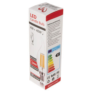 ΛΑΜΠΤΗΡΑΣ HM4047.02 ΣΤΥΛ ΦΛΟΓΑ LED FILAMENT 6W E14 3000K GOLD DIMMABLE - Pakobazaar