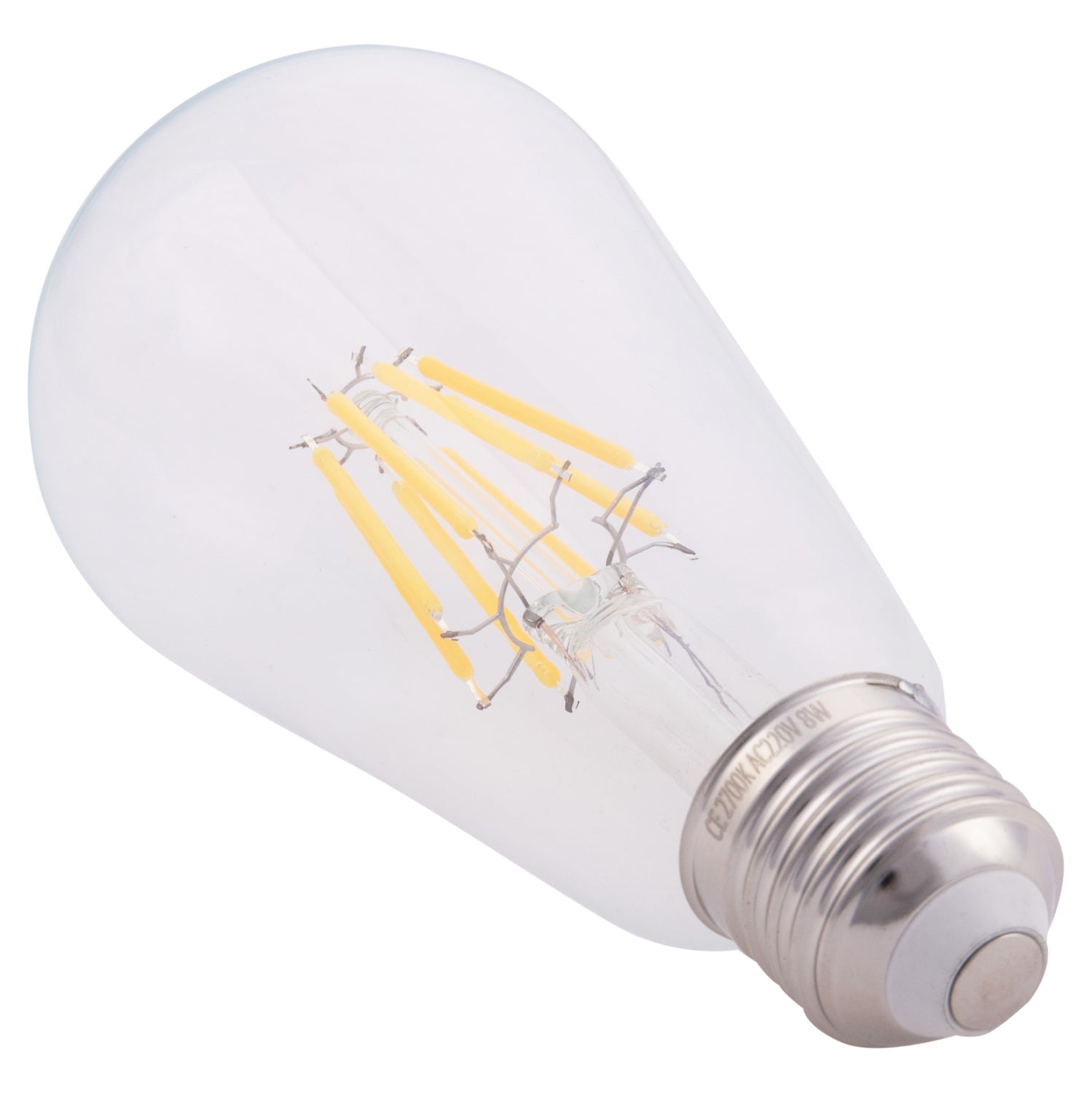 ΛΑΜΠΤΗΡΑΣ HM4188.01 LED FILAMENT 8W E27 DIMMABLE 2700K ΔΙΑΦΑΝΟΣ - Pakobazaar