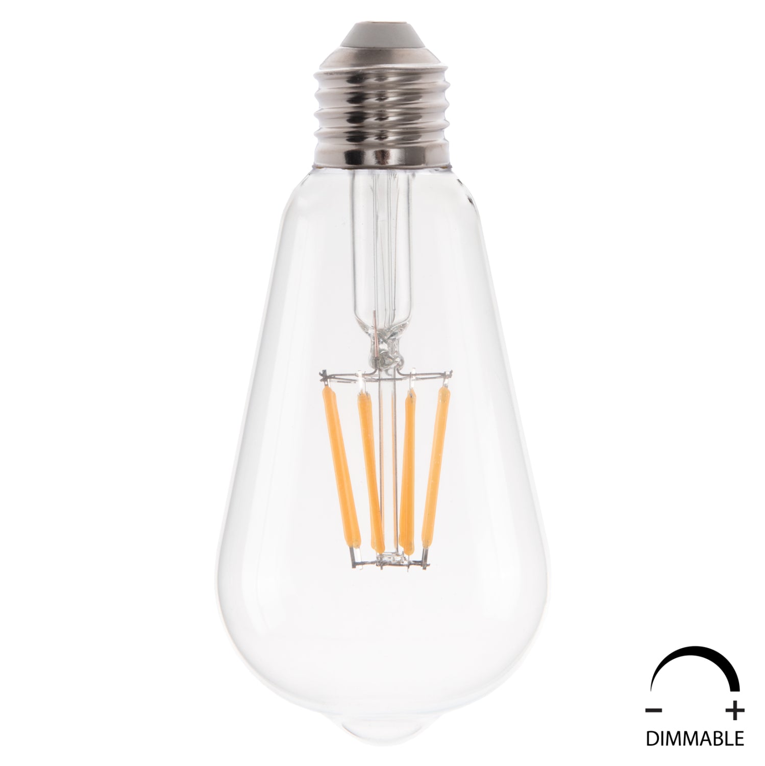 ΛΑΜΠΤΗΡΑΣ HM4188.01 LED FILAMENT 8W E27 DIMMABLE 2700K ΔΙΑΦΑΝΟΣ - Pakobazaar
