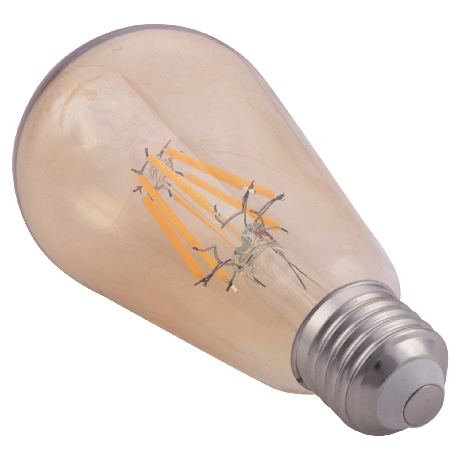 ΛΑΜΠΤΗΡΑΣ HM4188.02 LED FILAMENT 8W E27 DIMMABLE 3000K GOLD - Pakobazaar