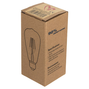ΛΑΜΠΤΗΡΑΣ HM4188.02 LED FILAMENT 8W E27 DIMMABLE 3000K GOLD - Pakobazaar