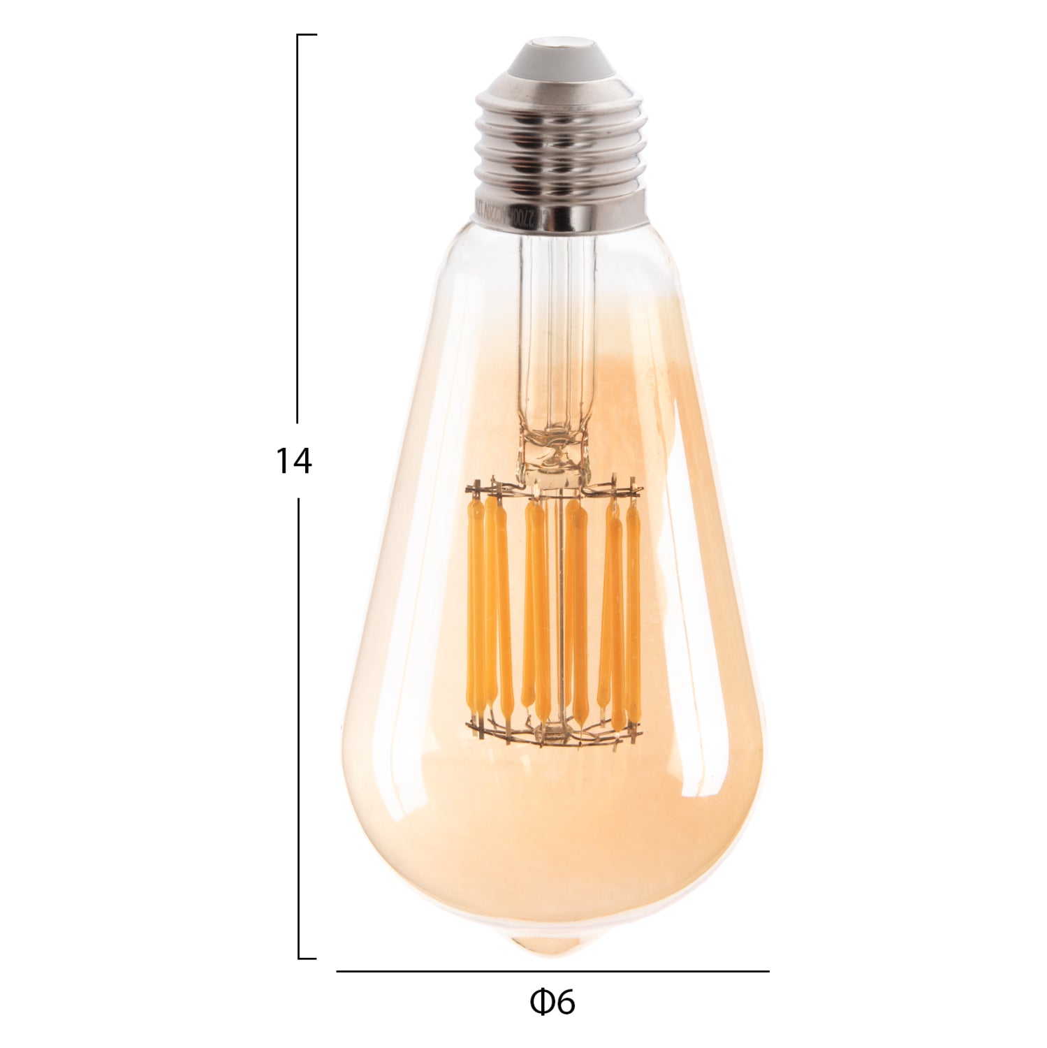 ΛΑΜΠΤΗΡΑΣ HM4189.02 LED FILAMENT 12W E27 2700K GOLD - Pakobazaar