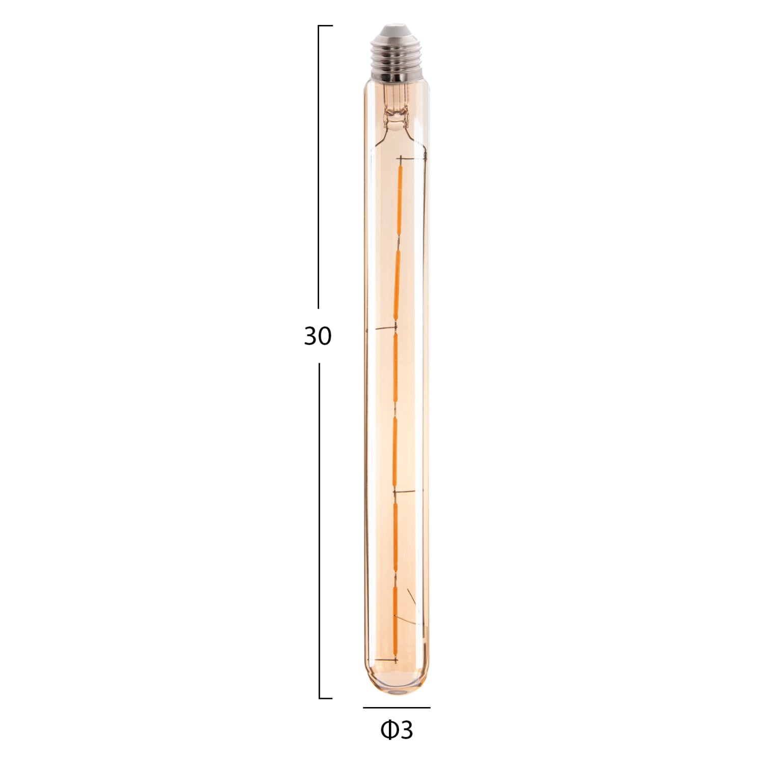 ΛΑΜΠΤΗΡΑΣ HM4190 LED FILAMENT 6W E27 3000K ΧΡΥΣΟ DIMMABLE - Pakobazaar
