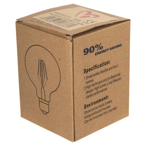 ΛΑΜΠΤΗΡΑΣ GLOBO LED FILAMENT 12W E27 3000K ΔΙΑΦΑΝΟΣ HM4049.01 - Pakobazaar