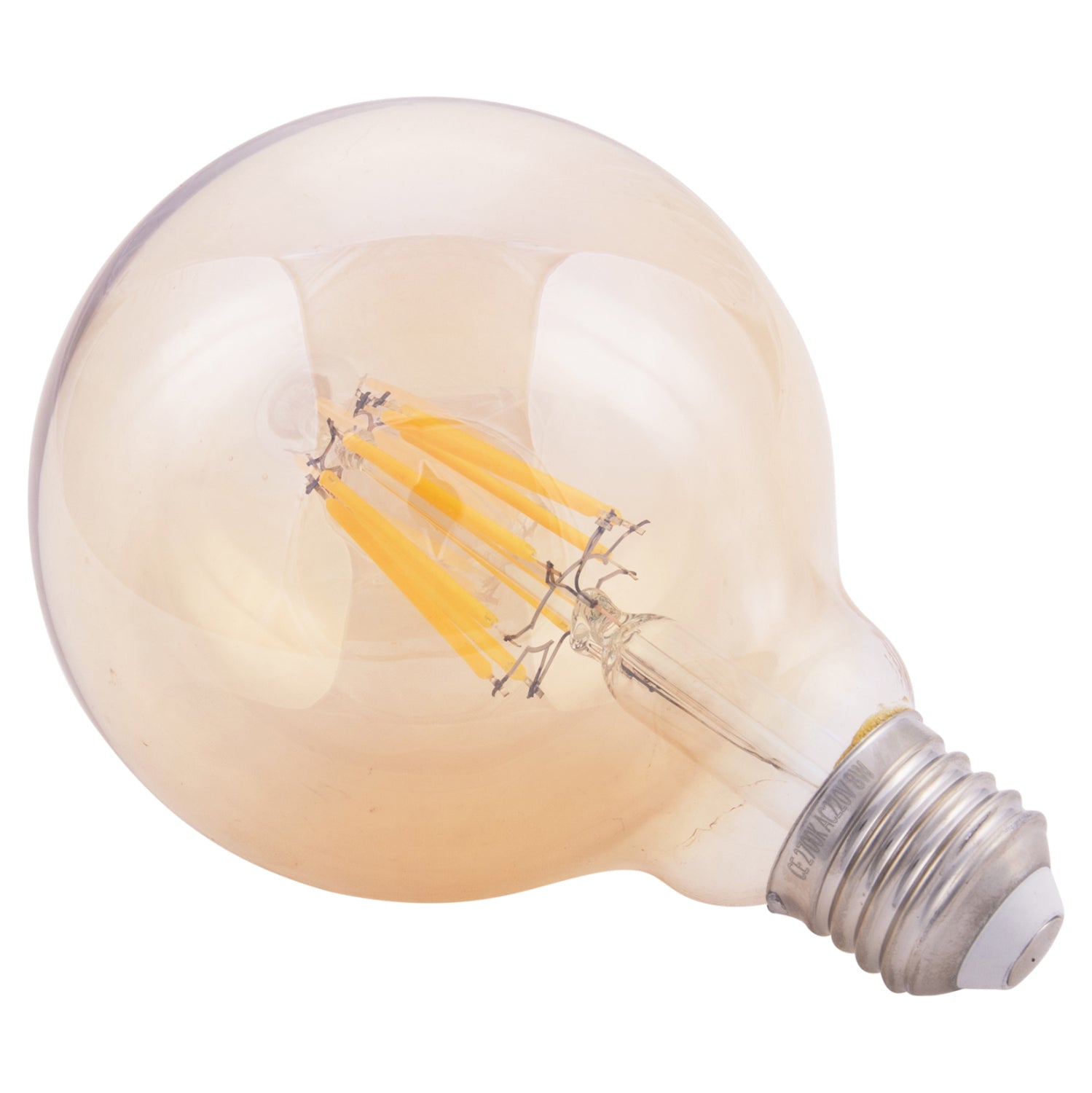 ΛΑΜΠΤΗΡΑΣ GLOBO LED FILAMENT 8W E27 2700K ΧΡΥΣΟ DIMMABLE HM4050.02 - Pakobazaar