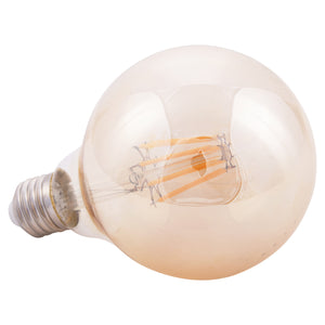 ΛΑΜΠΤΗΡΑΣ GLOBO LED FILAMENT 8W E27 2700K ΧΡΥΣΟ DIMMABLE HM4050.02 - Pakobazaar