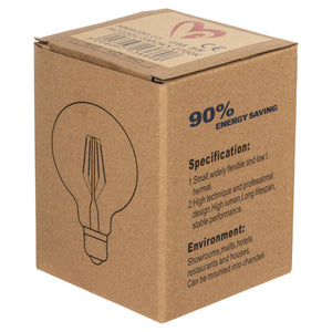 ΛΑΜΠΤΗΡΑΣ GLOBO LED FILAMENT 8W E27 3000K ΦΙΜΕ DIMMABLE HM4050.03 - Pakobazaar
