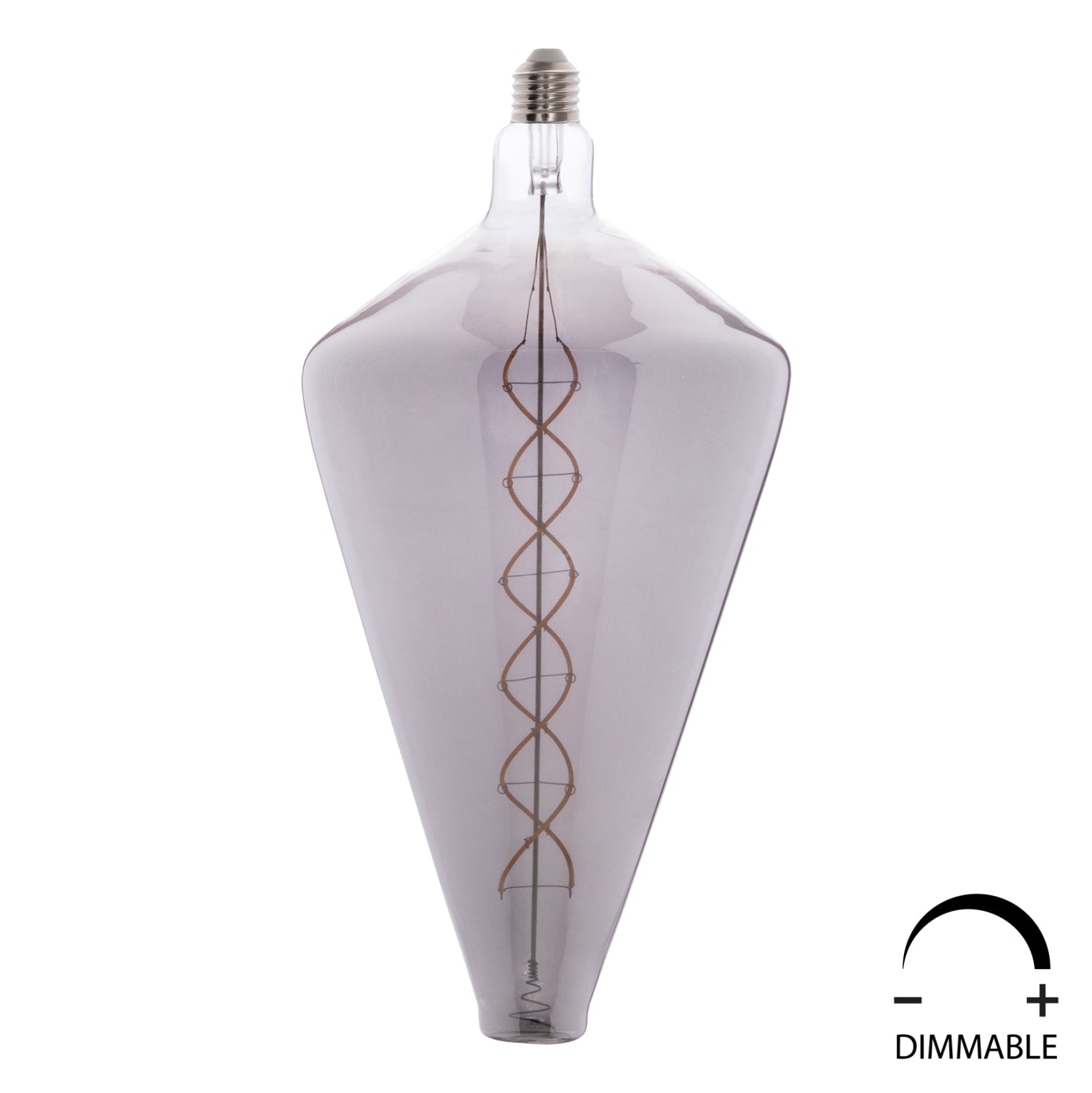 ΛΑΜΠΤΗΡΑΣ LED FILAMENT 8W E27 3000K SMOKE COLOR DIMMABLE  HM4054.03 - Pakobazaar