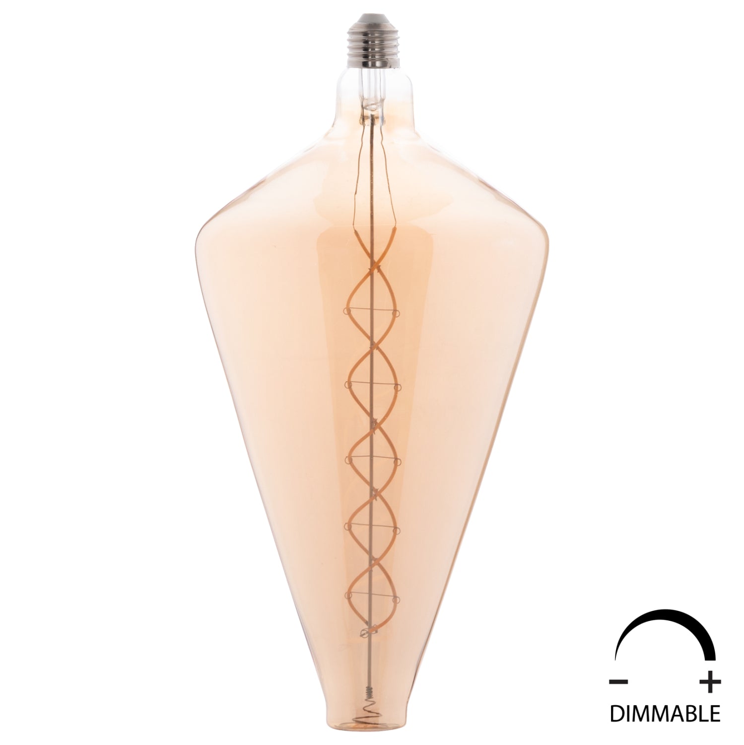 ΛΑΜΠΤΗΡΑΣ LED FILAMENT 8W E27 3000K GOLD COLOR DIMMABLE HM4054.02 - Pakobazaar