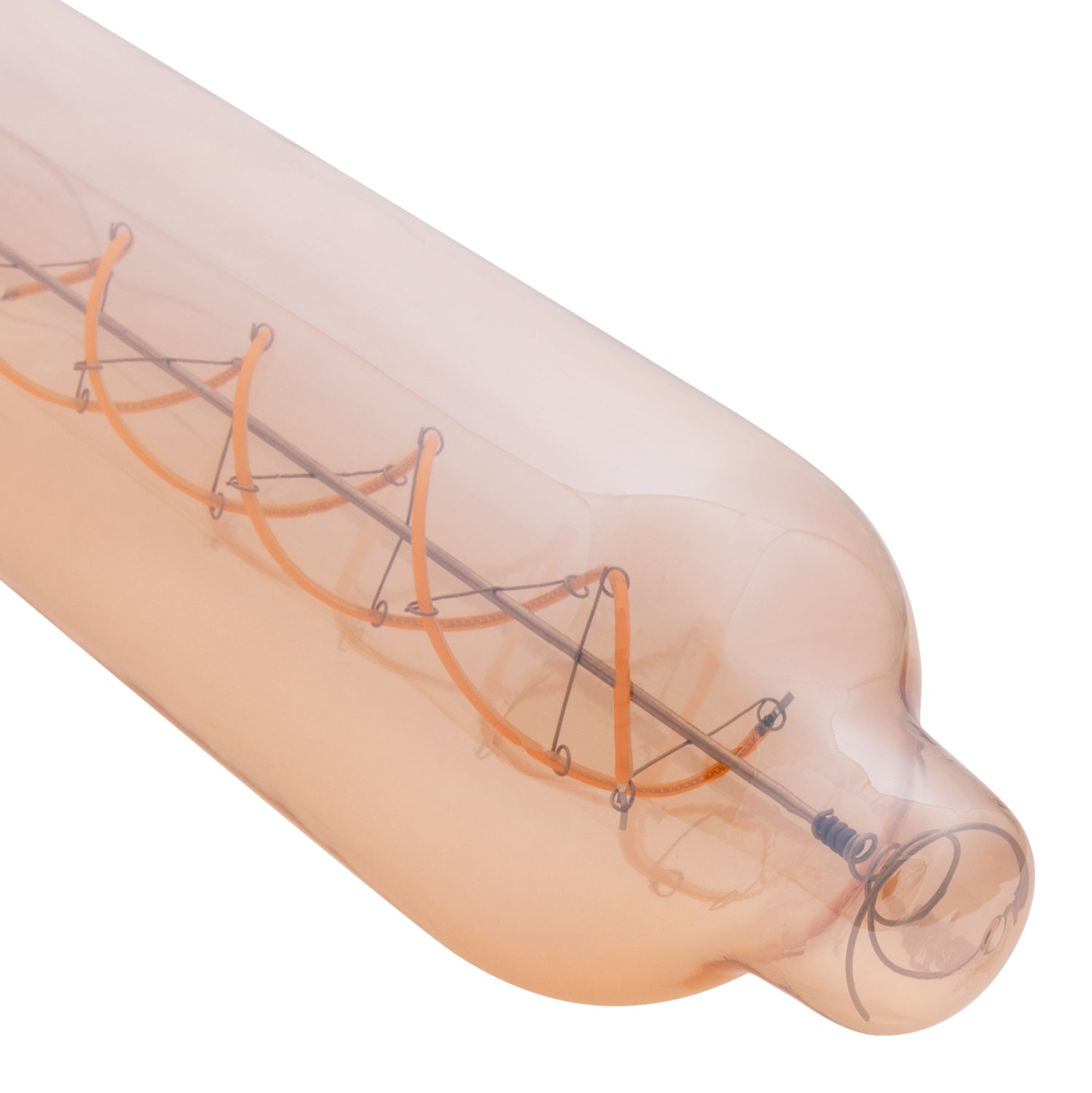 ΛΑΜΠΤΗΡΑΣ JHD-NW7775 LED FILAMENT 8W E27 3000K GOLD COLOR DIMMABLE HM4055.02 - Pakobazaar