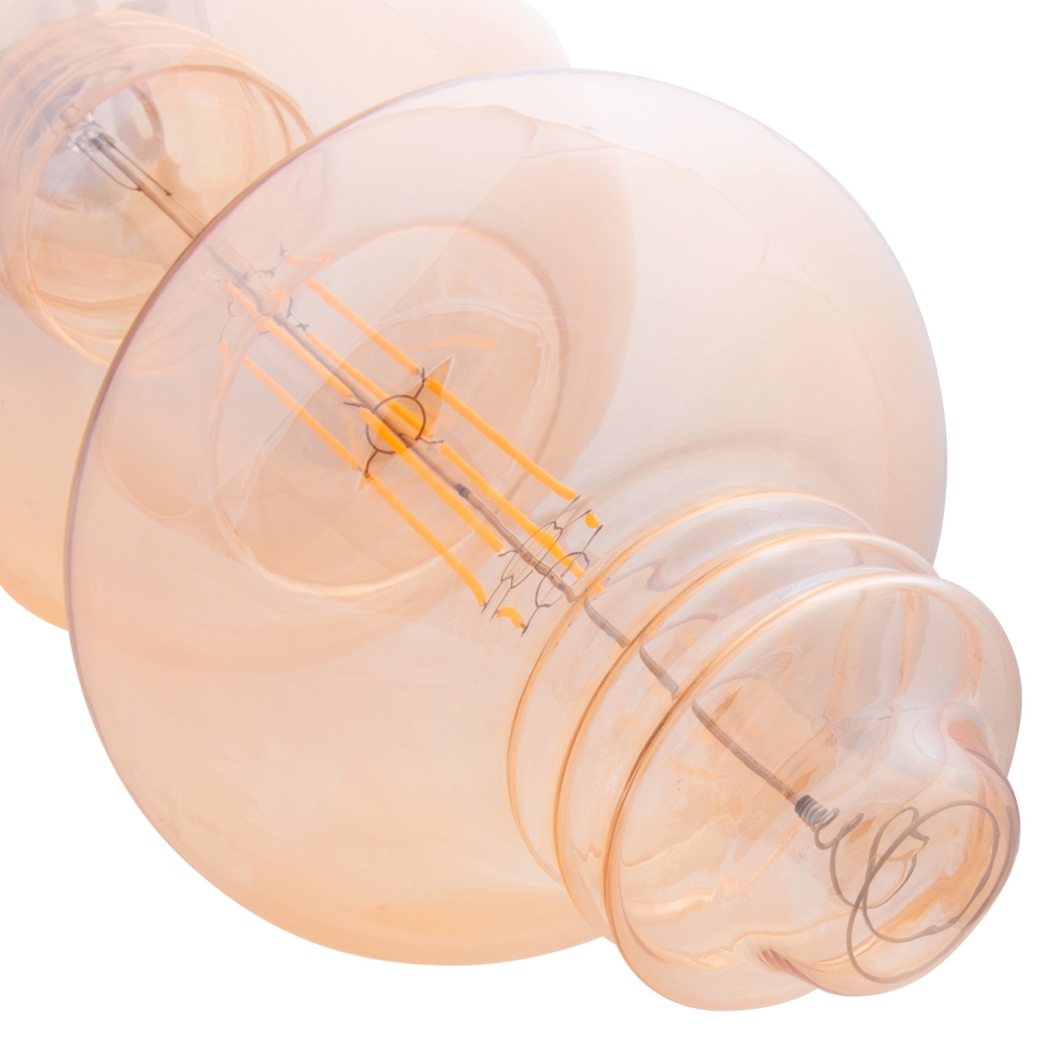 ΛΑΜΠΤΗΡΑΣ LED FILAMENT 8W E27 3000K GOLD COLOR DIMMABLE HM4053.02 - Pakobazaar