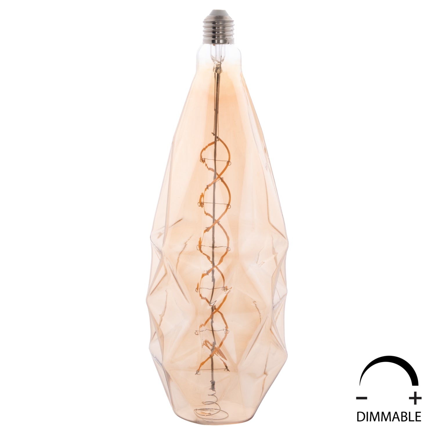ΛΑΜΠΤΗΡΑΣ LED FILAMENT 8W E27 3000K GOLD COLOR DIMMABLE HM4058 - Pakobazaar