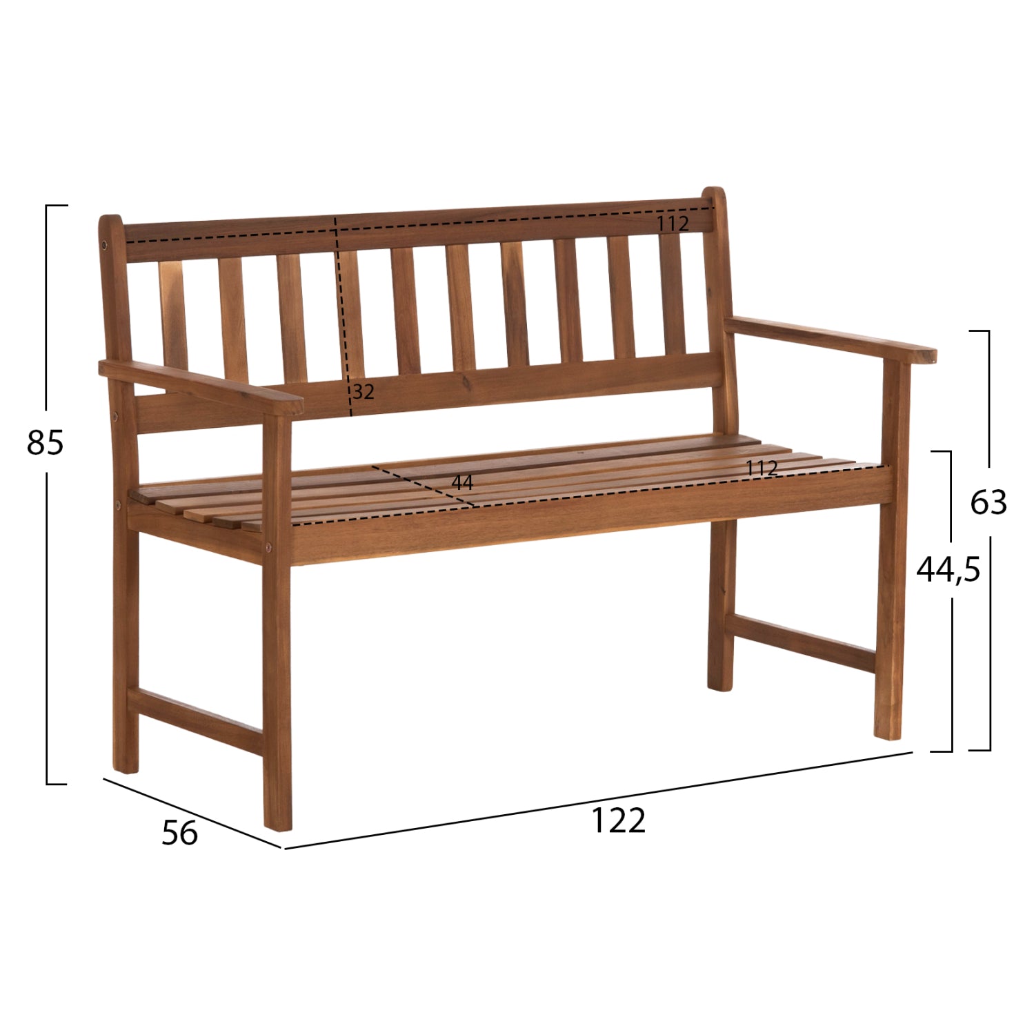 LOUNGE ΣΕΤ ΕΞ.ΧΩΡΟΥ 3ΤΜΧ FORNEL HM10988 ΞΥΛΟ ΑΚΑΚΙΑΣ ΣΕ ΦΥΣΙΚΟ