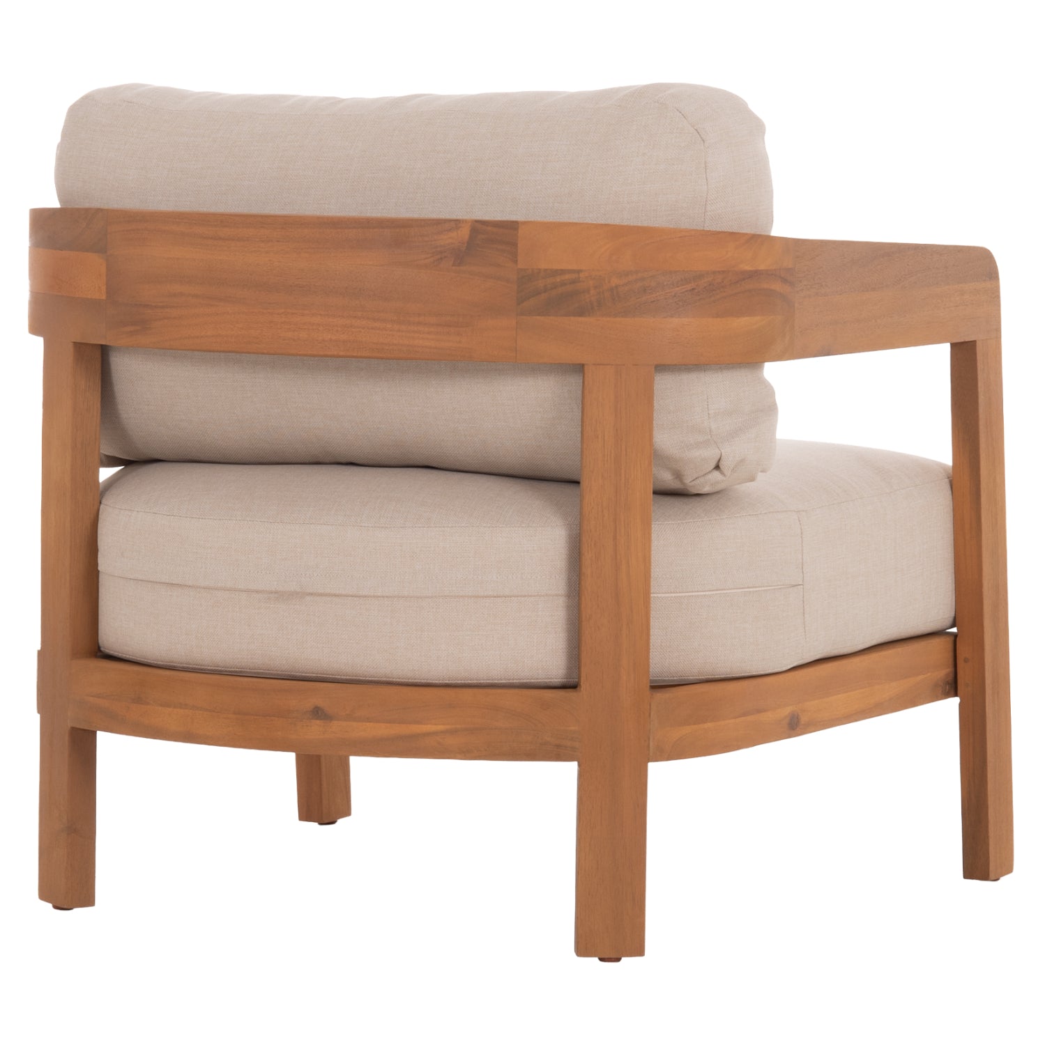 LOUNGE ΣΕΤ SOLARA HM10892 ΤΡΑΠΕΖΑΚΙ & 2 ΠΟΛΥΘΡΟΝΕΣ--ΞΥΛΟ ΑΚΑΚΙΑΣ--ΕΚΡΟΥ ΜΑΞΙΛΑΡΙΑ - Pakobazaar