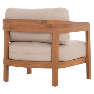 LOUNGE ΣΕΤ SOLARA HM10892 ΤΡΑΠΕΖΑΚΙ & 2 ΠΟΛΥΘΡΟΝΕΣ--ΞΥΛΟ ΑΚΑΚΙΑΣ--ΕΚΡΟΥ ΜΑΞΙΛΑΡΙΑ - Pakobazaar