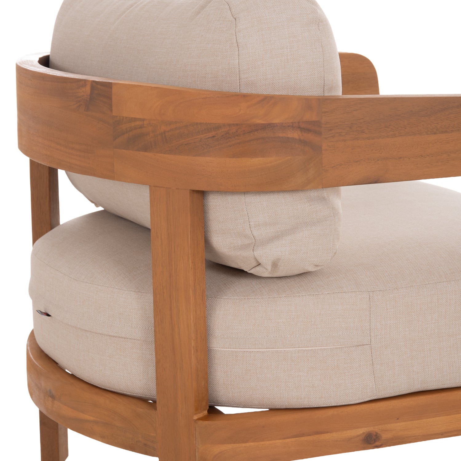 LOUNGE ΣΕΤ SOLARA HM10892 ΤΡΑΠΕΖΑΚΙ & 2 ΠΟΛΥΘΡΟΝΕΣ--ΞΥΛΟ ΑΚΑΚΙΑΣ--ΕΚΡΟΥ ΜΑΞΙΛΑΡΙΑ - Pakobazaar