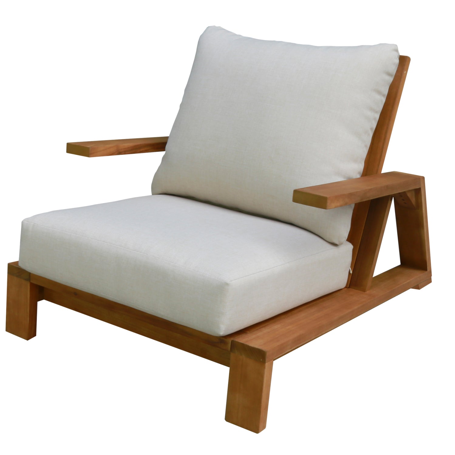 LOUNGE ΣΕΤ MIREX HM10893 ΤΡΑΠΕΖΑΚΙ & 2 ΠΟΛΥΘΡΟΝΕΣ--ΞΥΛΟ ΑΚΑΚΙΑΣ--ΕΚΡΟΥ ΜΑΞΙΛΑΡΙΑ