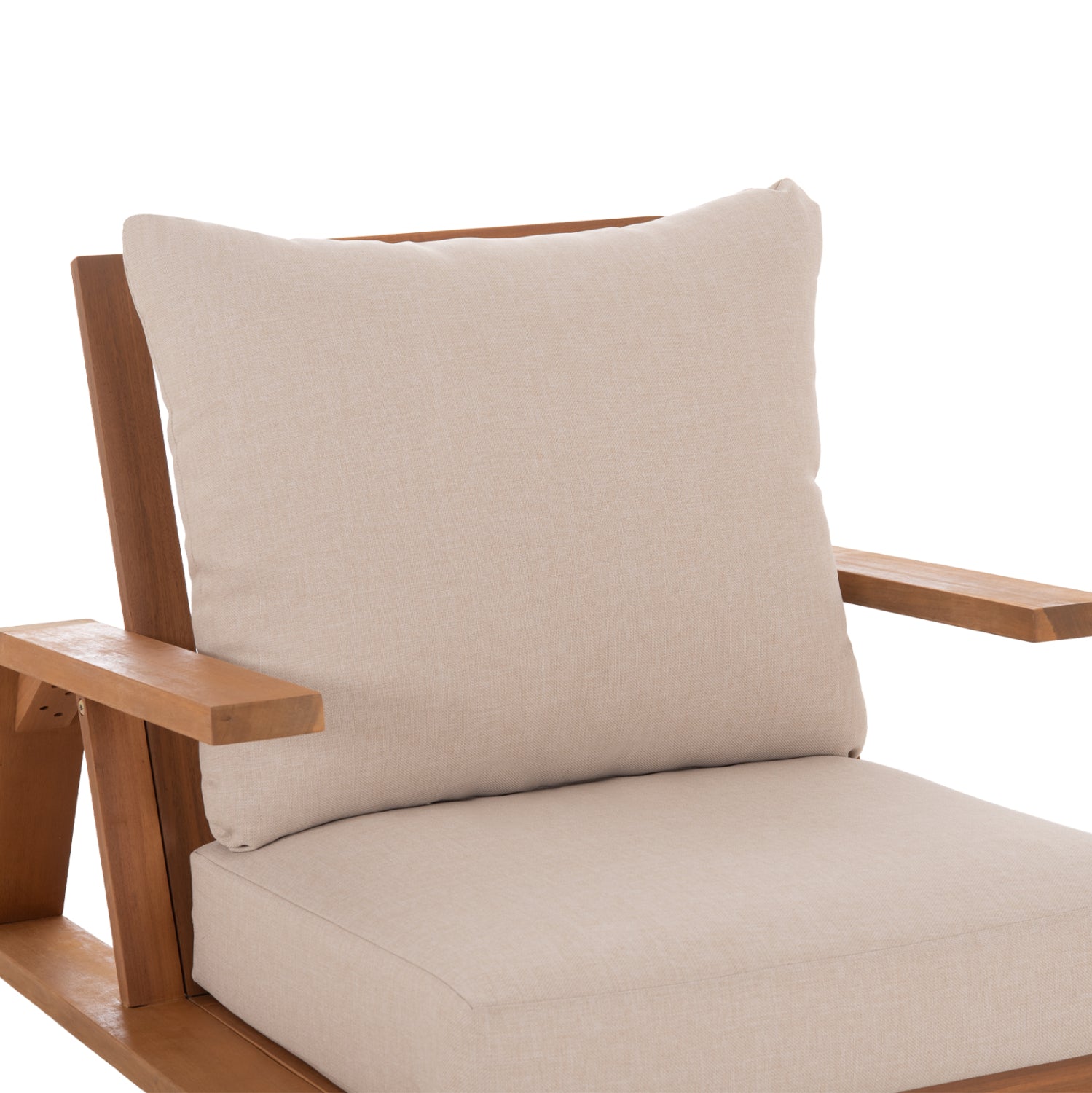 LOUNGE ΣΕΤ MIREX HM10893 ΤΡΑΠΕΖΑΚΙ & 2 ΠΟΛΥΘΡΟΝΕΣ--ΞΥΛΟ ΑΚΑΚΙΑΣ--ΕΚΡΟΥ ΜΑΞΙΛΑΡΙΑ - Pakobazaar
