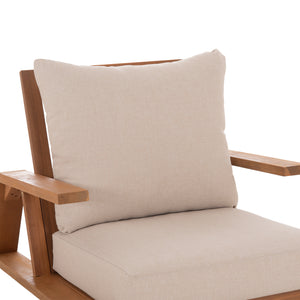 LOUNGE ΣΕΤ MIREX HM10893 ΤΡΑΠΕΖΑΚΙ & 2 ΠΟΛΥΘΡΟΝΕΣ--ΞΥΛΟ ΑΚΑΚΙΑΣ--ΕΚΡΟΥ ΜΑΞΙΛΑΡΙΑ - Pakobazaar