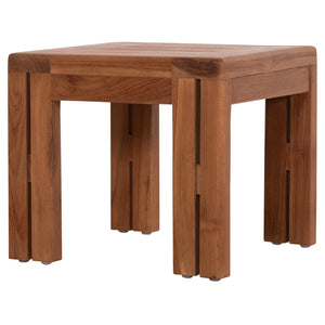 LOUNGE ΣΕΤ KIOTO HM10960 ΤΡΑΠΕΖΑΚΙ & 2 ΠΟΛΥΘΡΟΝΕΣ--ΞΥΛΟ TEAK--ΜΠΕΖ ΜΑΞΙΛΑΡΙΑ - Pakobazaar