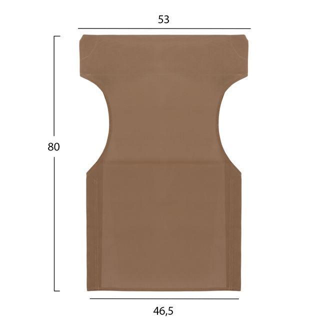 ΜΑΞΙΛΑΡΙ TEXTILENE 600gr/m2 2X1 MOKA ΓΙΑ ΠΟΛΥΘΡΟΝΑ ΣΚΗΝΟΘΕΤΗ HM5272.04 46.5Χ53Χ80Υεκ. - Pakobazaar