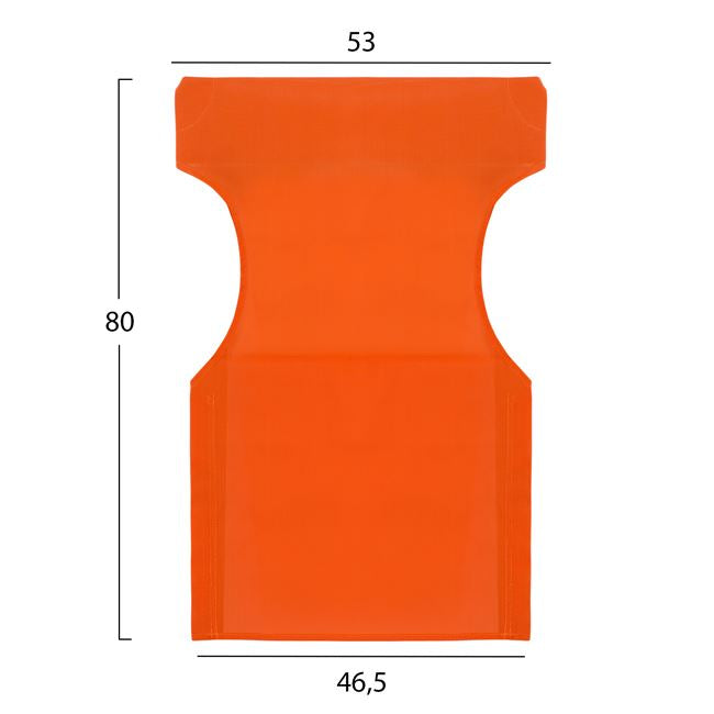 ΜΑΞΙΛΑΡΙ TEXTILENE 600gr/m2 2X1 ΠΟΡΤΟΚΑΛΙ ΓΙΑ ΠΟΛΥΘΡΟΝΑ ΣΚΗΝ. HM5272.02 46.5Χ53Χ80Υεκ. - Pakobazaar