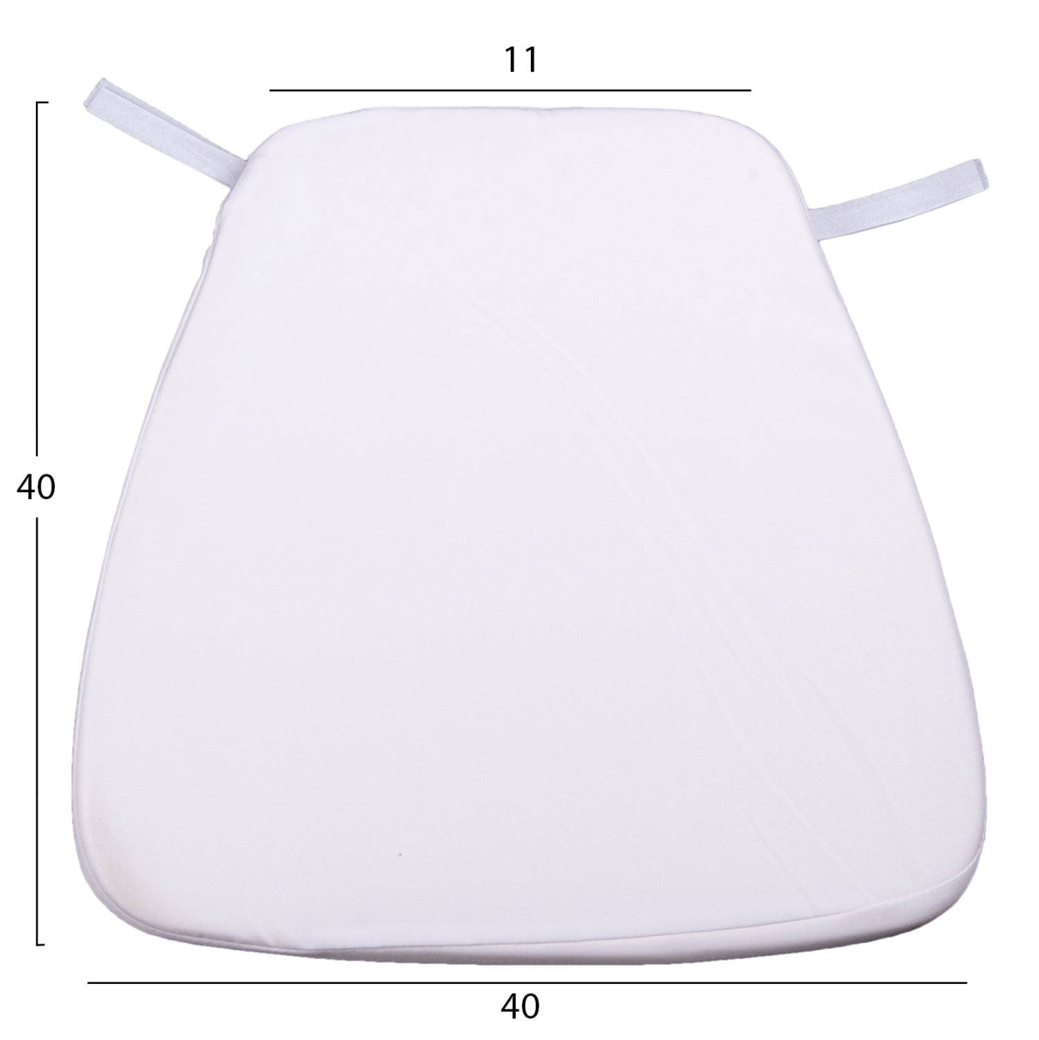 ΜΑΞΙΛΑΡΙ TIFFANYS HM8058.41FC ΜΕ ΥΦΑΣΜΑ WATER REPELLENT ΛΕΥΚΟ 43,5x40x3Υεκ. - Pakobazaar