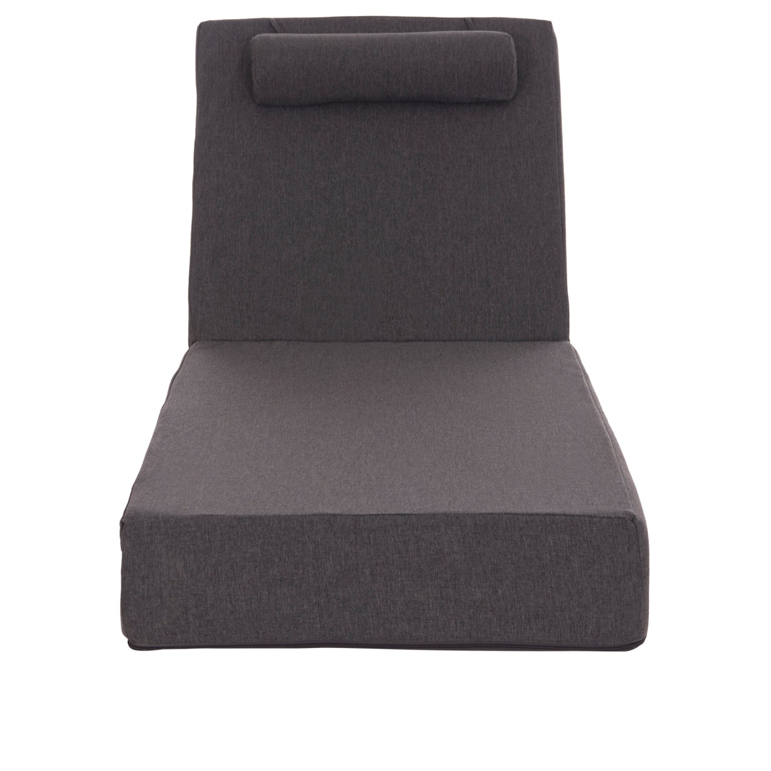 ΜΑΞΙΛΑΡΙ ΞΑΠΛΩΣΤΡΑΣ KIHEI HM21094.03 OLEFIN ΣΚΟΥΡΟ ΓΚΡΙ ΜΕ FOAM 198x70x20Υεκ - Pakobazaar