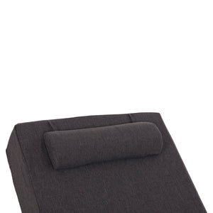 ΜΑΞΙΛΑΡΙ ΞΑΠΛΩΣΤΡΑΣ KIHEI HM21094.03 OLEFIN ΣΚΟΥΡΟ ΓΚΡΙ ΜΕ FOAM 198x70x20Υεκ - Pakobazaar