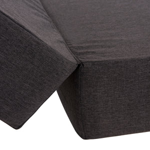 ΜΑΞΙΛΑΡΙ ΞΑΠΛΩΣΤΡΑΣ KIHEI HM21094.03 OLEFIN ΣΚΟΥΡΟ ΓΚΡΙ ΜΕ FOAM 198x70x20Υεκ - Pakobazaar