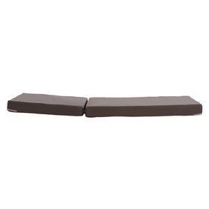 ΜΑΞΙΛΑΡΙ ΞΑΠΛΩΣΤΡΑΣ POLYESTER SIFNOS ΓΚΡΙ HM11235.10P 190x70x11 εκ. - Pakobazaar