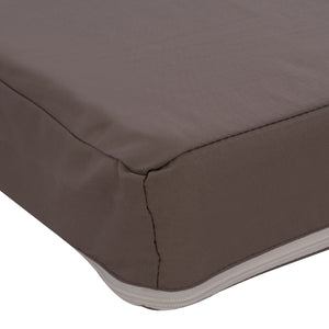 ΜΑΞΙΛΑΡΙ ΞΑΠΛΩΣΤΡΑΣ POLYESTER SIFNOS ΓΚΡΙ HM11235.10P 190x70x11 εκ. - Pakobazaar