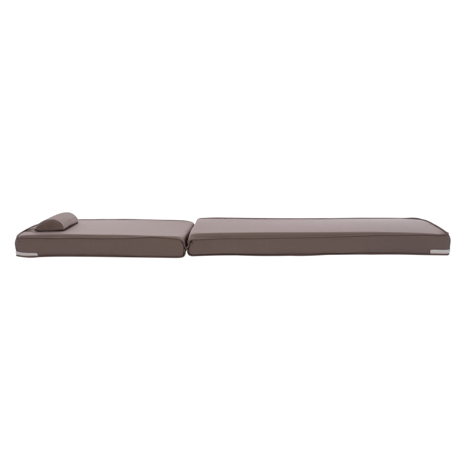 ΜΑΞΙΛΑΡΙ ΞΑΠΛΩΣΤΡΑΣ POLYESTER CHIOS ΓΚΡΙ HM11236.10P 196(117+1+78)x58x9εκ. - Pakobazaar