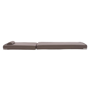 ΜΑΞΙΛΑΡΙ ΞΑΠΛΩΣΤΡΑΣ POLYESTER CHIOS ΓΚΡΙ HM11236.10P 196(117+1+78)x58x9εκ. - Pakobazaar
