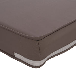 ΜΑΞΙΛΑΡΙ ΞΑΠΛΩΣΤΡΑΣ POLYESTER CHIOS ΓΚΡΙ HM11236.10P 196(117+1+78)x58x9εκ. - Pakobazaar