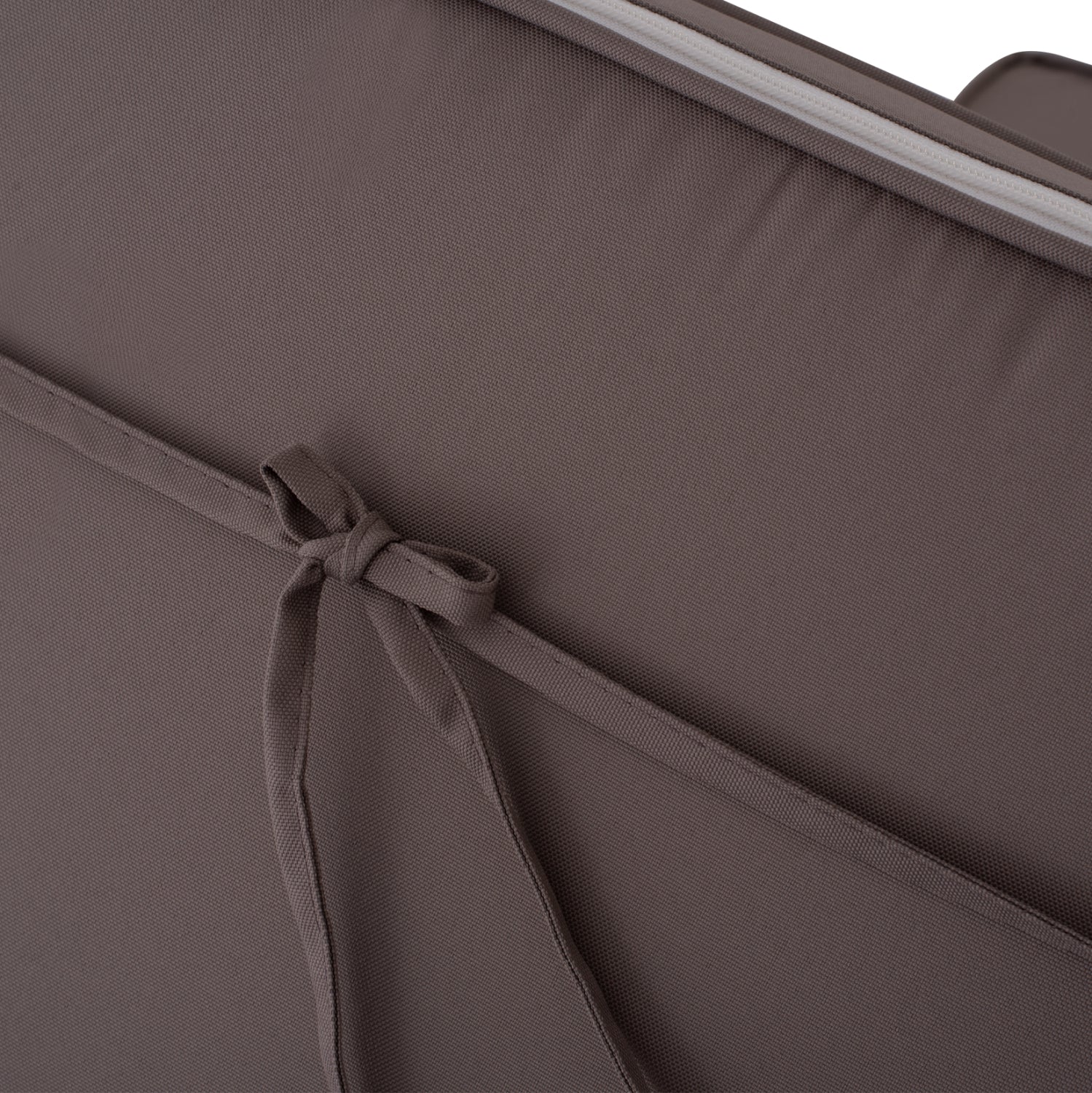 ΜΑΞΙΛΑΡΙ ΞΑΠΛΩΣΤΡΑΣ POLYESTER CHIOS ΓΚΡΙ HM11236.10P 196(117+1+78)x58x9εκ. - Pakobazaar