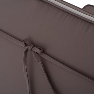 ΜΑΞΙΛΑΡΙ ΞΑΠΛΩΣΤΡΑΣ POLYESTER CHIOS ΓΚΡΙ HM11236.10P 196(117+1+78)x58x9εκ. - Pakobazaar