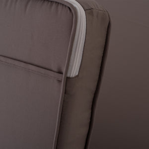 ΜΑΞΙΛΑΡΙ ΞΑΠΛΩΣΤΡΑΣ POLYESTER CHIOS ΓΚΡΙ HM11236.10P 196(117+1+78)x58x9εκ. - Pakobazaar