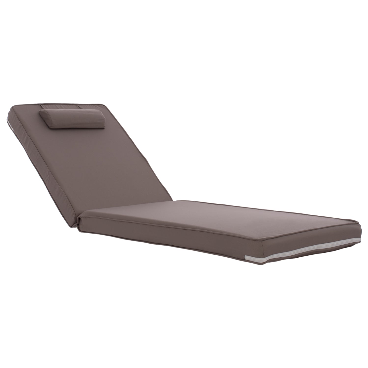 ΜΑΞΙΛΑΡΙ ΞΑΠΛΩΣΤΡΑΣ POLYESTER CHIOS ΓΚΡΙ HM11236.10P 196(117+1+78)x58x9εκ. - Pakobazaar